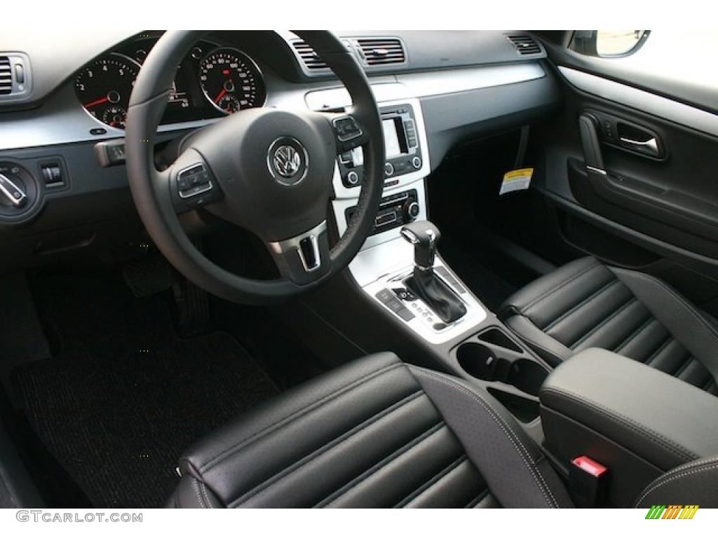 Black Interior 2011 Volkswagen CC Lux Photo #43078239
