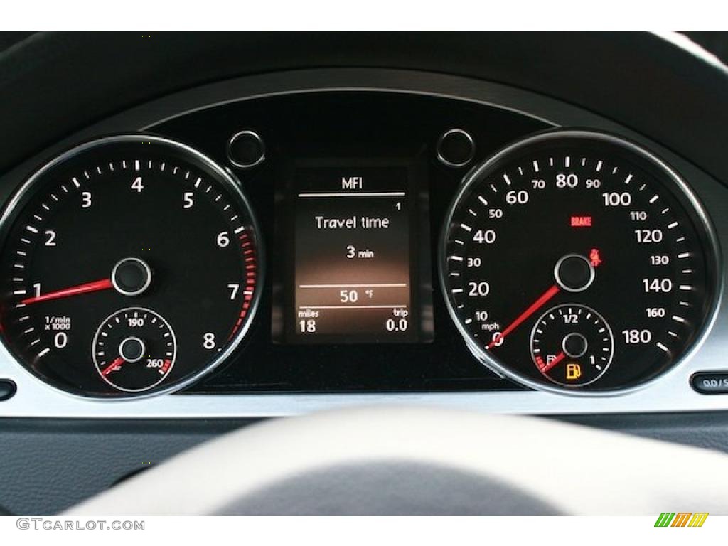 2011 Volkswagen CC Lux Gauges Photo #43078259