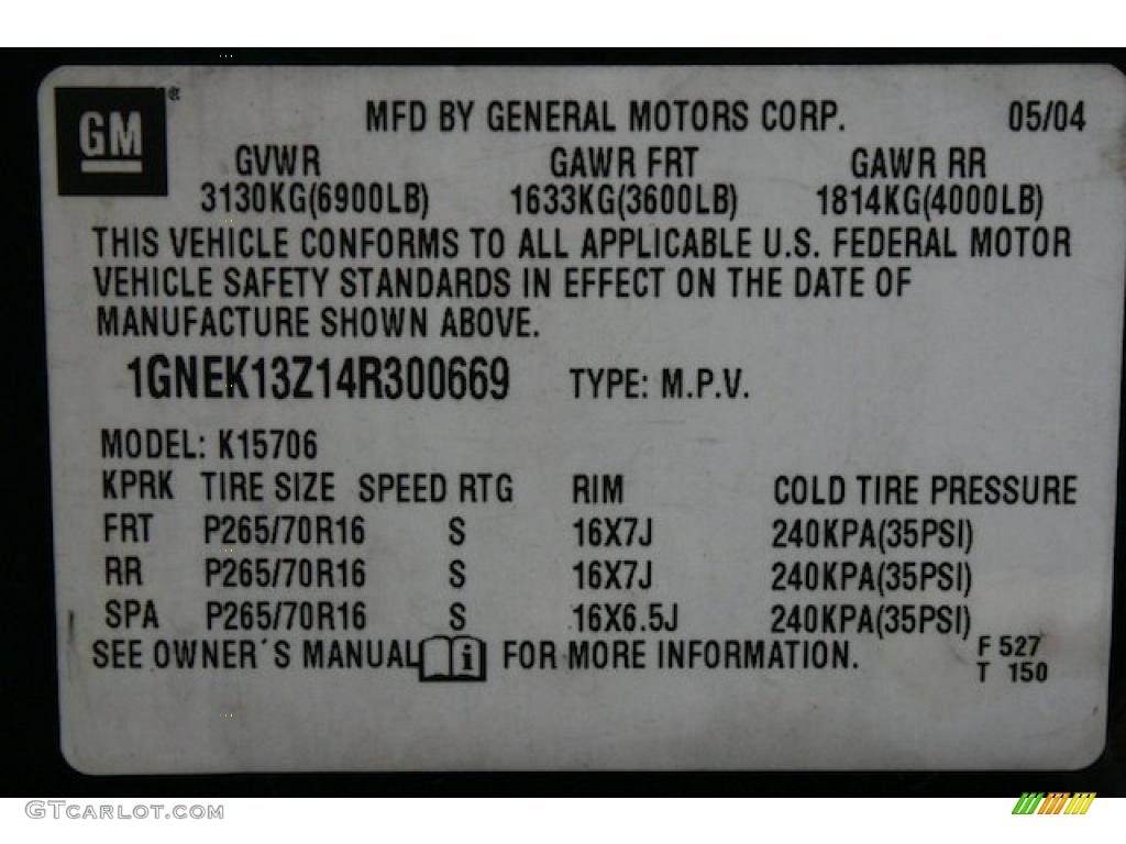 2004 Tahoe LT 4x4 - Dark Green Metallic / Tan/Neutral photo #14