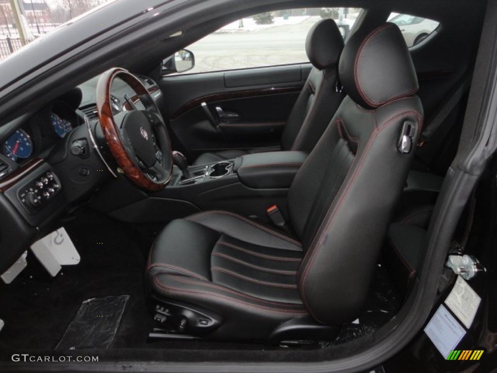 Nero Interior 2011 Maserati GranTurismo S Automatic Photo #43081758