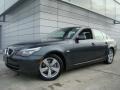 2008 Platinum Grey Metallic BMW 5 Series 528xi Sedan  photo #1