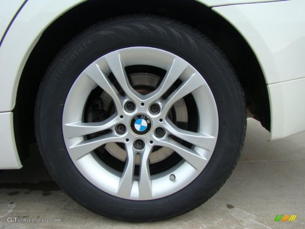 2008 3 Series 328xi Sedan - Alpine White / Black photo #6