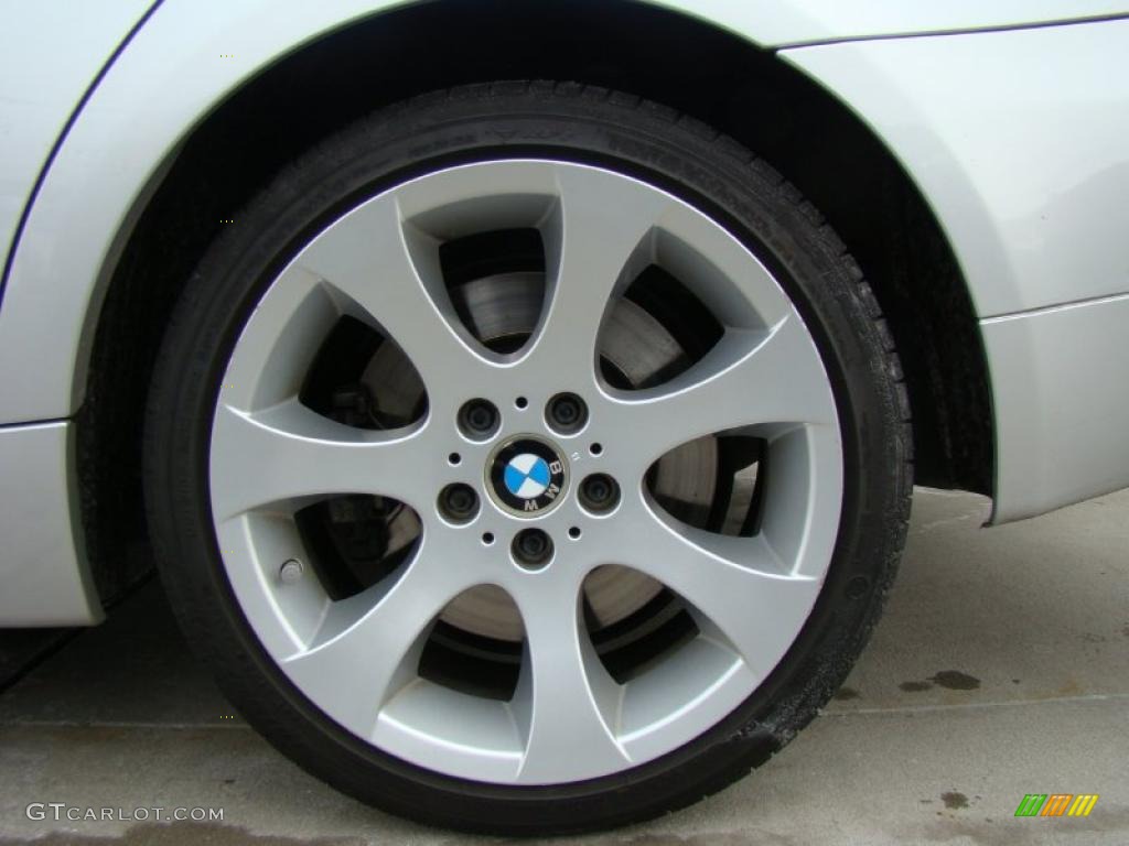 2007 3 Series 335xi Sedan - Titanium Silver Metallic / Black photo #6