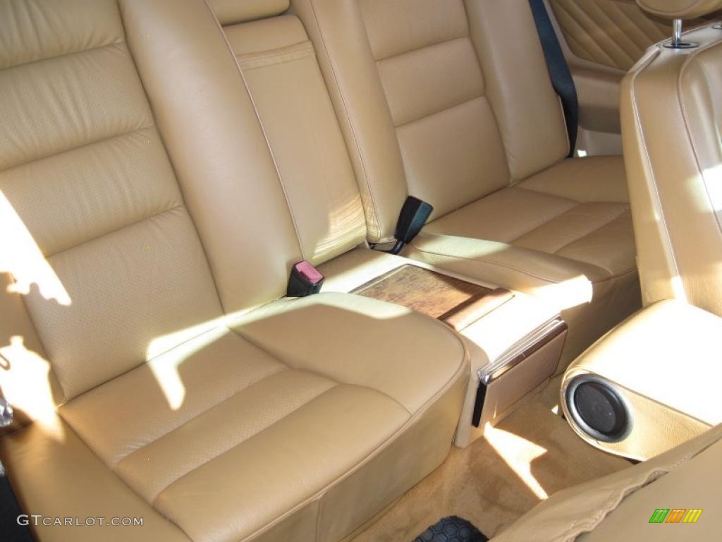 Parchment Interior 1991 Mercedes-Benz S Class 560 SEC Coupe Photo #43082830