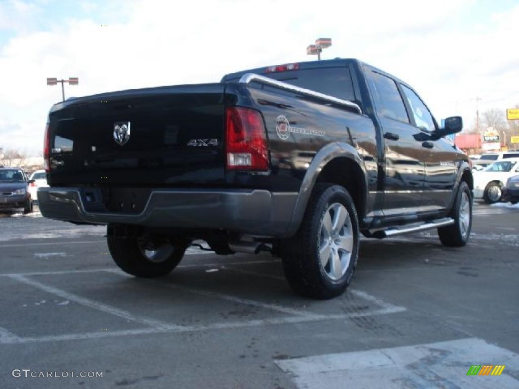 2011 Ram 1500 SLT Outdoorsman Crew Cab 4x4 - Hunter Green Pearl / Dark Slate Gray/Medium Graystone photo #3