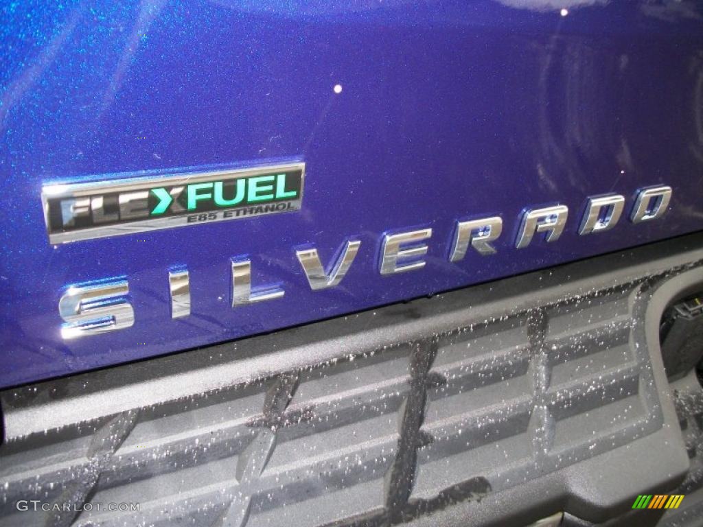 2011 Silverado 1500 LT Extended Cab 4x4 - Laser Blue Metallic / Ebony photo #12