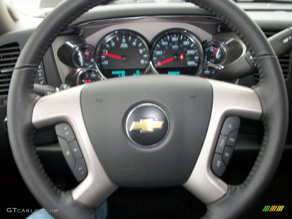 2011 Silverado 1500 LT Extended Cab 4x4 - Laser Blue Metallic / Ebony photo #35