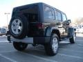 2011 Natural Green Pearl Jeep Wrangler Unlimited Sahara 4x4  photo #3