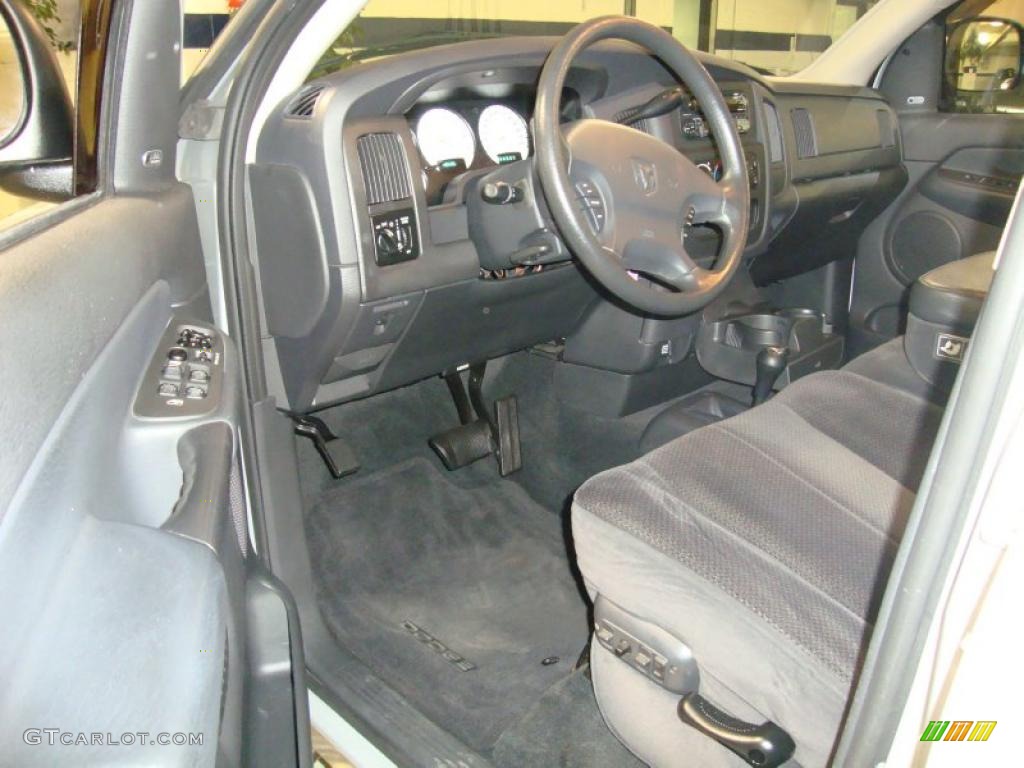 2003 Ram 1500 SLT Quad Cab 4x4 - Bright Silver Metallic / Dark Slate Gray photo #12