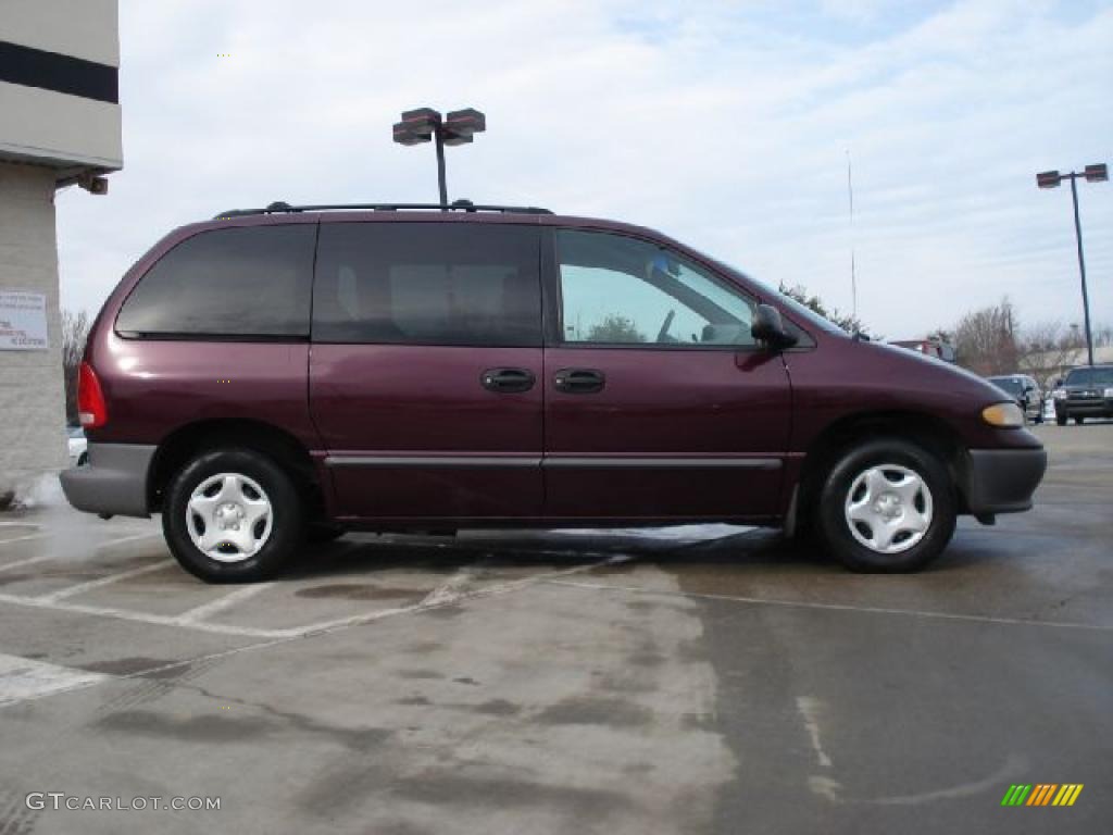 1998 Caravan  - Deep Cranberry Pearl / Mist Gray photo #2