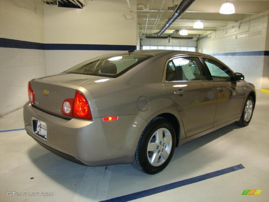 2008 Malibu LS Sedan - Amber Bronze Metallic / Cocoa/Cashmere Beige photo #7