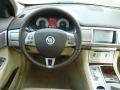2011 Jaguar XF Barley Beige/Truffle Brown Interior Dashboard Photo