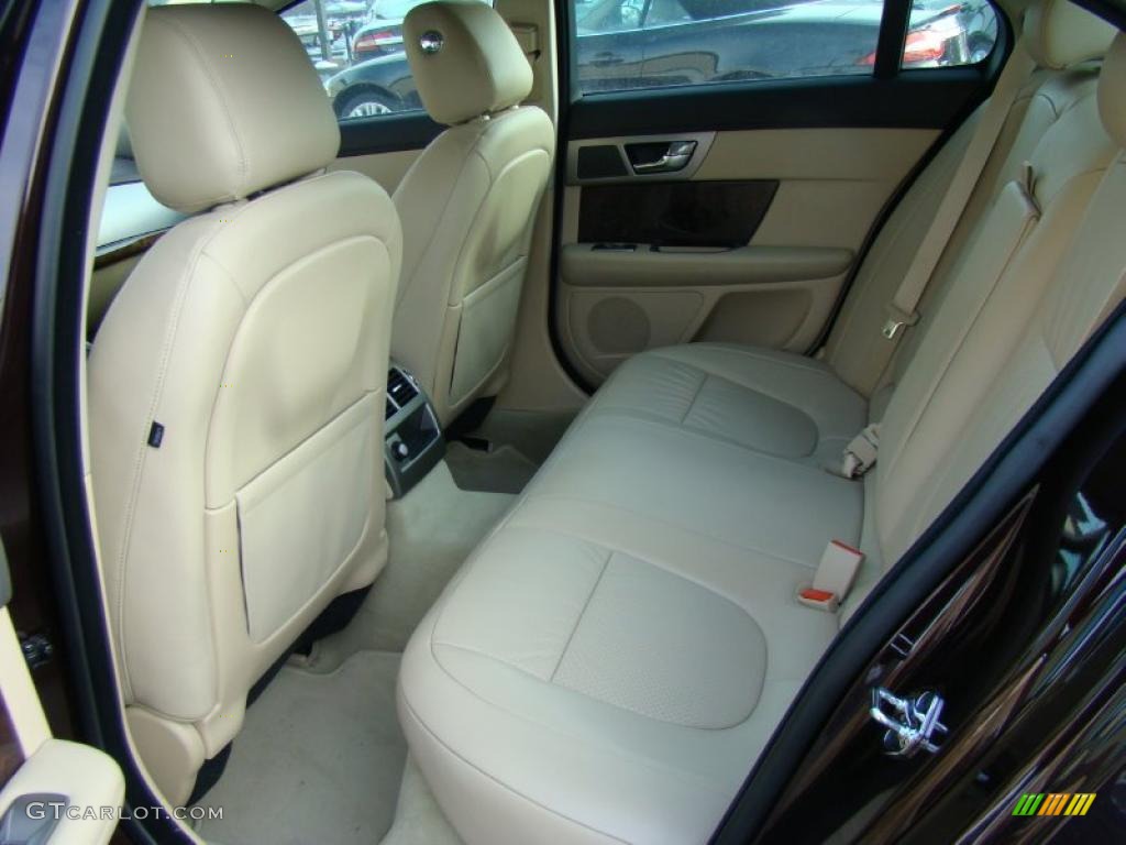 Barley Beige/Truffle Brown Interior 2011 Jaguar XF Premium Sport Sedan Photo #43091424