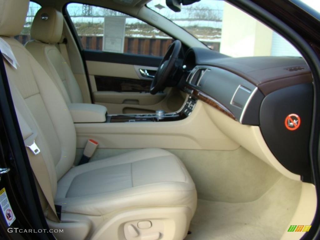 Barley Beige/Truffle Brown Interior 2011 Jaguar XF Premium Sport Sedan Photo #43091504