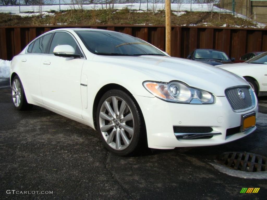 Polaris White 2011 Jaguar XF Sport Sedan Exterior Photo #43091604