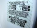 NER: Polaris White 2011 Jaguar XF Sport Sedan Color Code