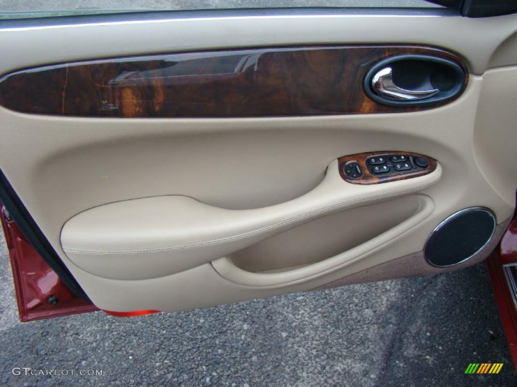 2000 Jaguar XJ XJ8 Oatmeal Door Panel Photo #43092100