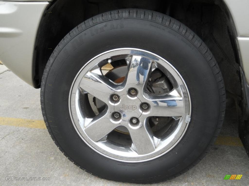 2003 Grand Cherokee Limited - Light Pewter Metallic / Sandstone photo #23