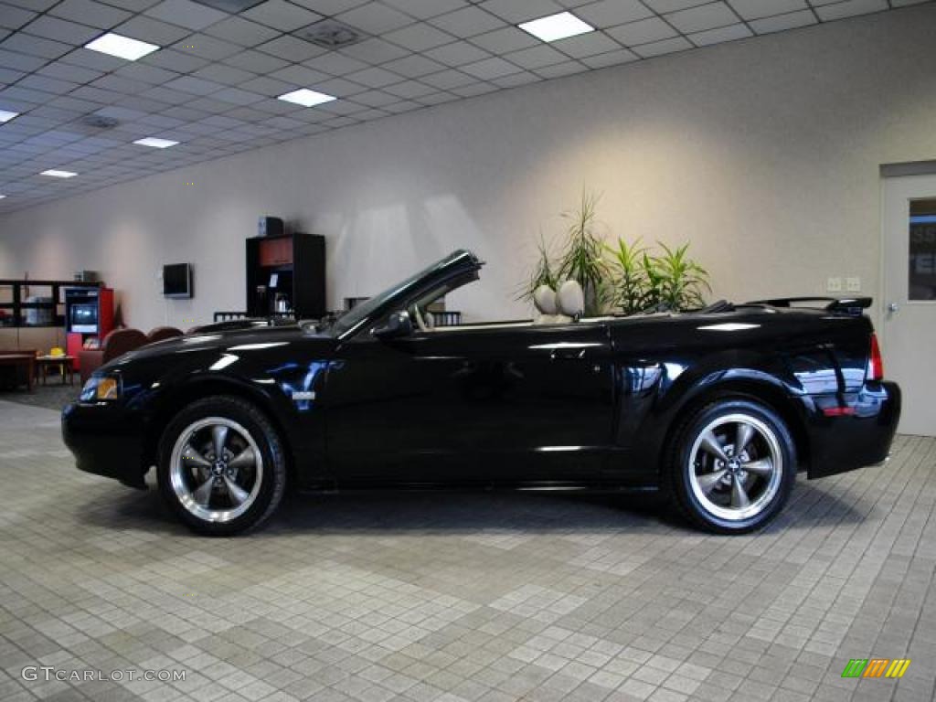 2003 Mustang GT Convertible - Black / Medium Parchment photo #5