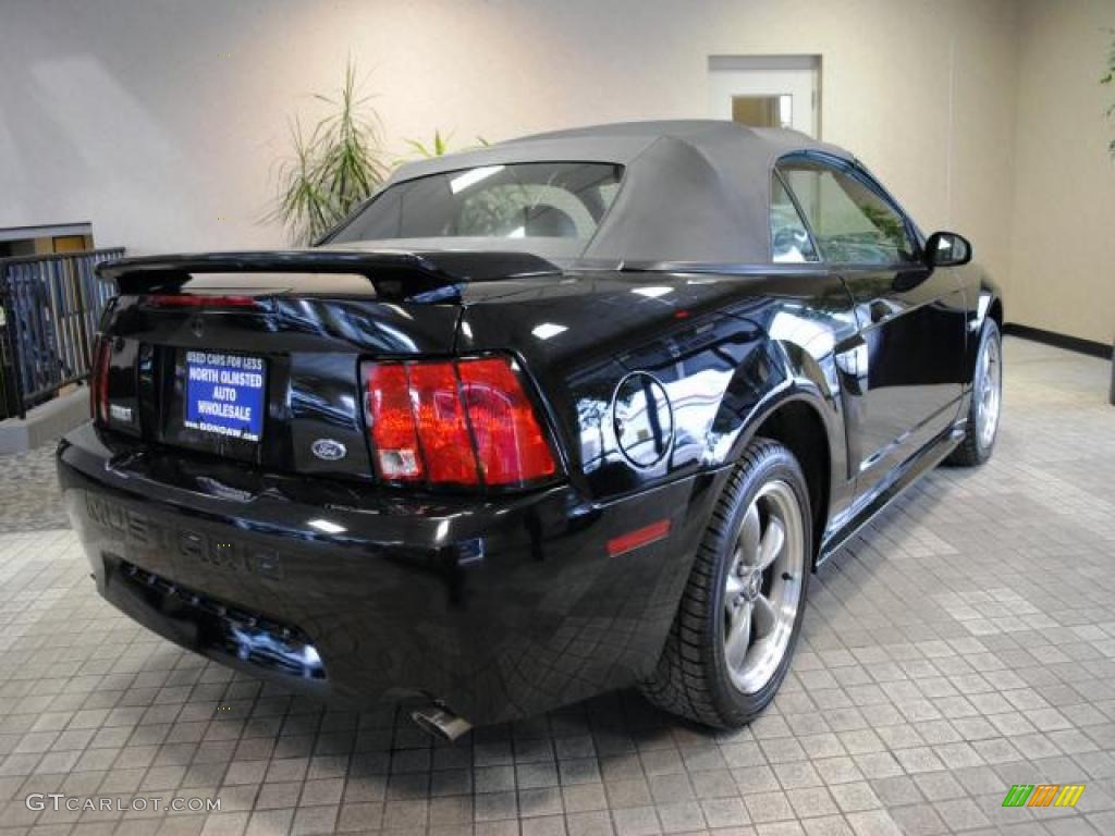 2003 Mustang GT Convertible - Black / Medium Parchment photo #12