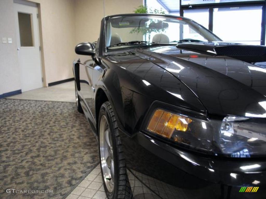 2003 Mustang GT Convertible - Black / Medium Parchment photo #17
