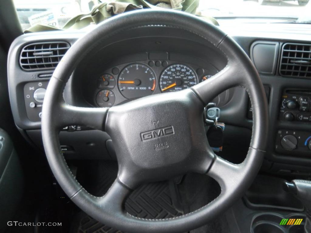 2000 GMC Jimmy SLE Graphite Steering Wheel Photo #43096640