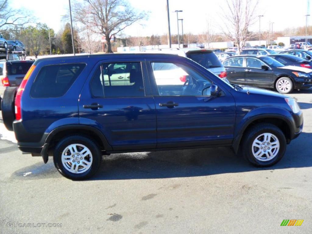 2004 CR-V EX 4WD - Eternal Blue Pearl / Black photo #4