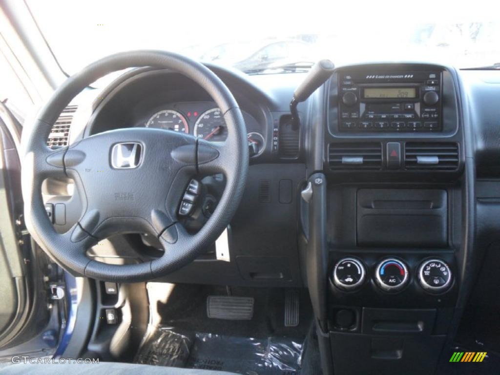 2004 CR-V EX 4WD - Eternal Blue Pearl / Black photo #14