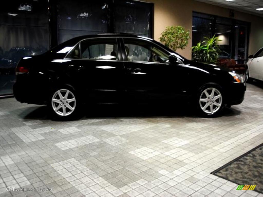 2003 Accord EX V6 Sedan - Nighthawk Black Pearl / Ivory photo #8