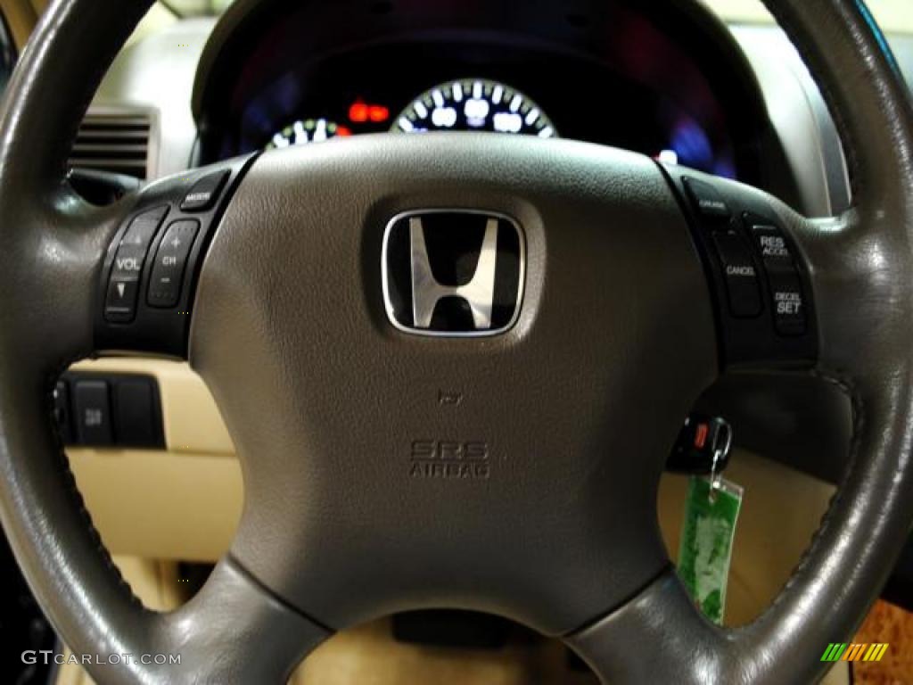 2003 Accord EX V6 Sedan - Nighthawk Black Pearl / Ivory photo #16