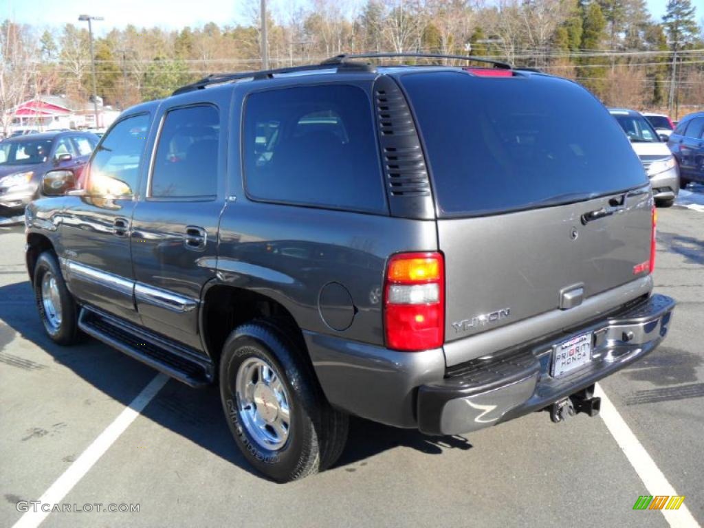 2002 Yukon SLT 4x4 - Storm Gray Metallic / Pewter/Shale photo #2