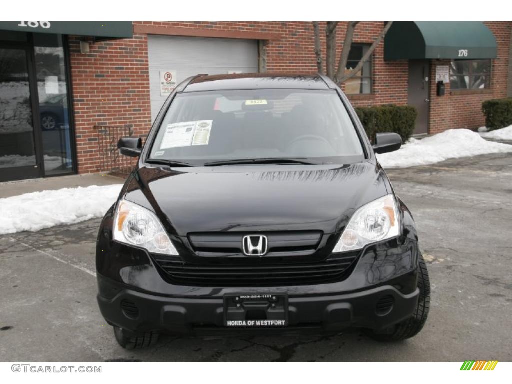 2008 CR-V LX 4WD - Nighthawk Black Pearl / Black photo #2