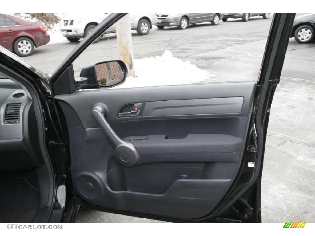2008 CR-V LX 4WD - Nighthawk Black Pearl / Black photo #16