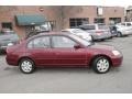 Radiant Ruby Red Pearl 2002 Honda Civic EX Sedan Exterior