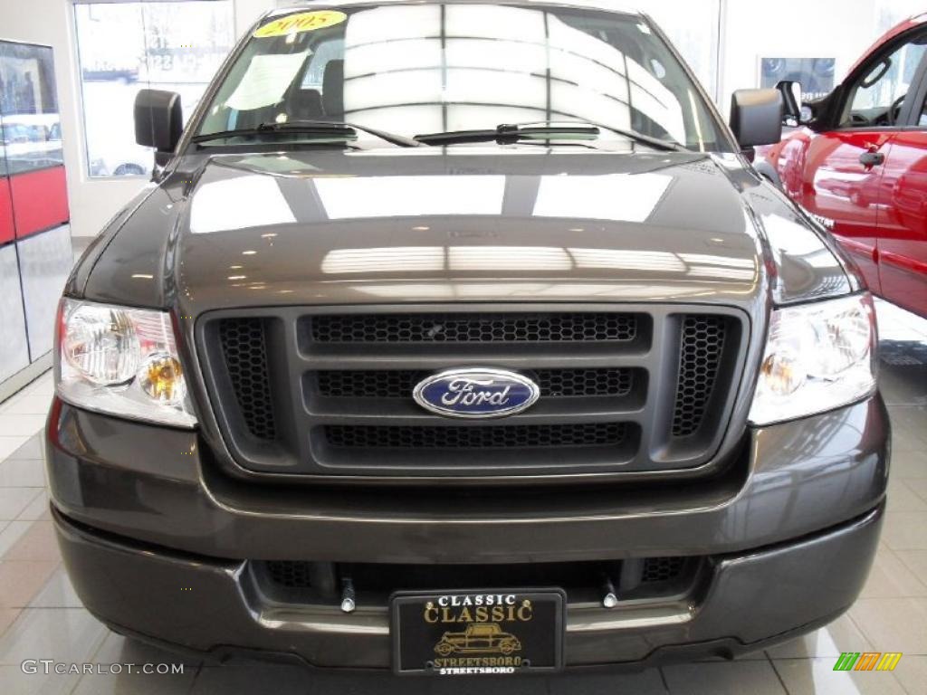 2005 F150 STX Regular Cab - Dark Shadow Grey Metallic / Medium Flint/Dark Flint Grey photo #11