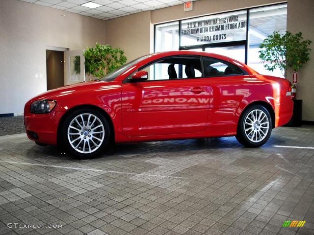 2006 C70 T5 Convertible - Passion Red / Off Black photo #2