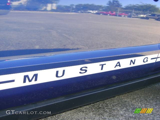 2007 Mustang V6 Deluxe Convertible - Vista Blue Metallic / Light Graphite photo #5
