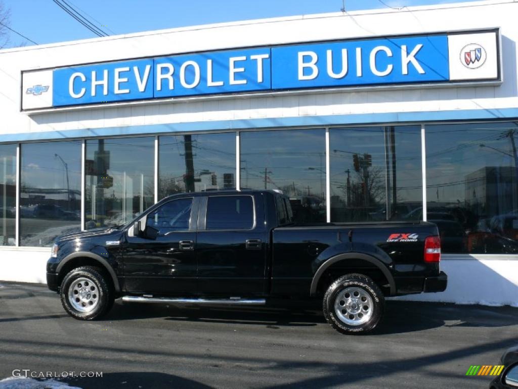 2006 F150 FX4 SuperCrew 4x4 - Black / Black photo #1