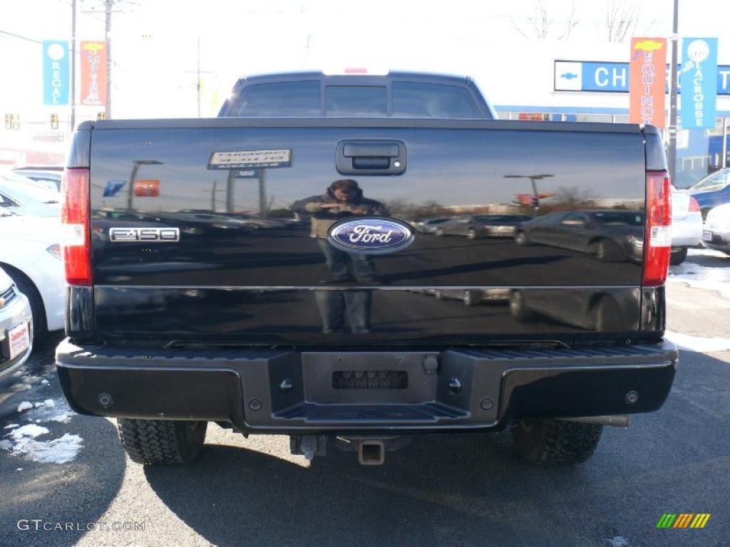 2006 F150 FX4 SuperCrew 4x4 - Black / Black photo #5