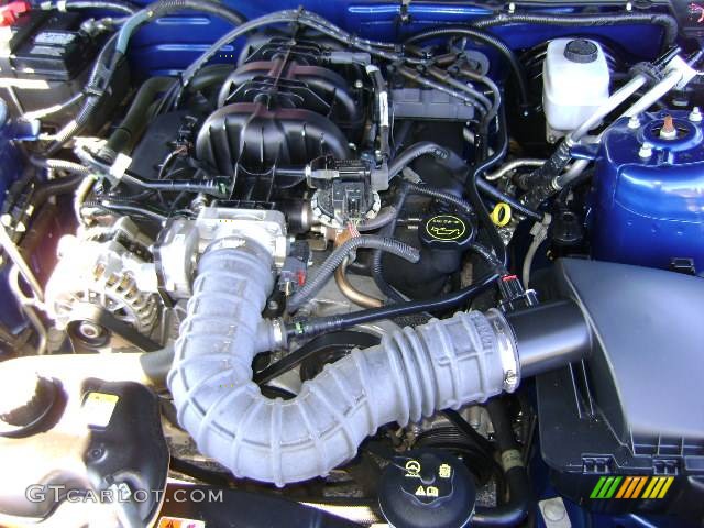 2007 Mustang V6 Deluxe Convertible - Vista Blue Metallic / Light Graphite photo #8