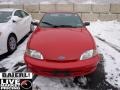 2002 Bright Red Chevrolet Cavalier Coupe  photo #2