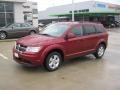 Deep Cherry Red Crystal Pearl 2011 Dodge Journey Mainstreet Exterior