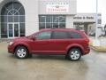 Deep Cherry Red Crystal Pearl 2011 Dodge Journey Mainstreet Exterior