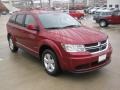 2011 Deep Cherry Red Crystal Pearl Dodge Journey Mainstreet  photo #7