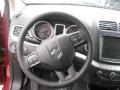 Black/Light Frost Beige 2011 Dodge Journey Mainstreet Steering Wheel