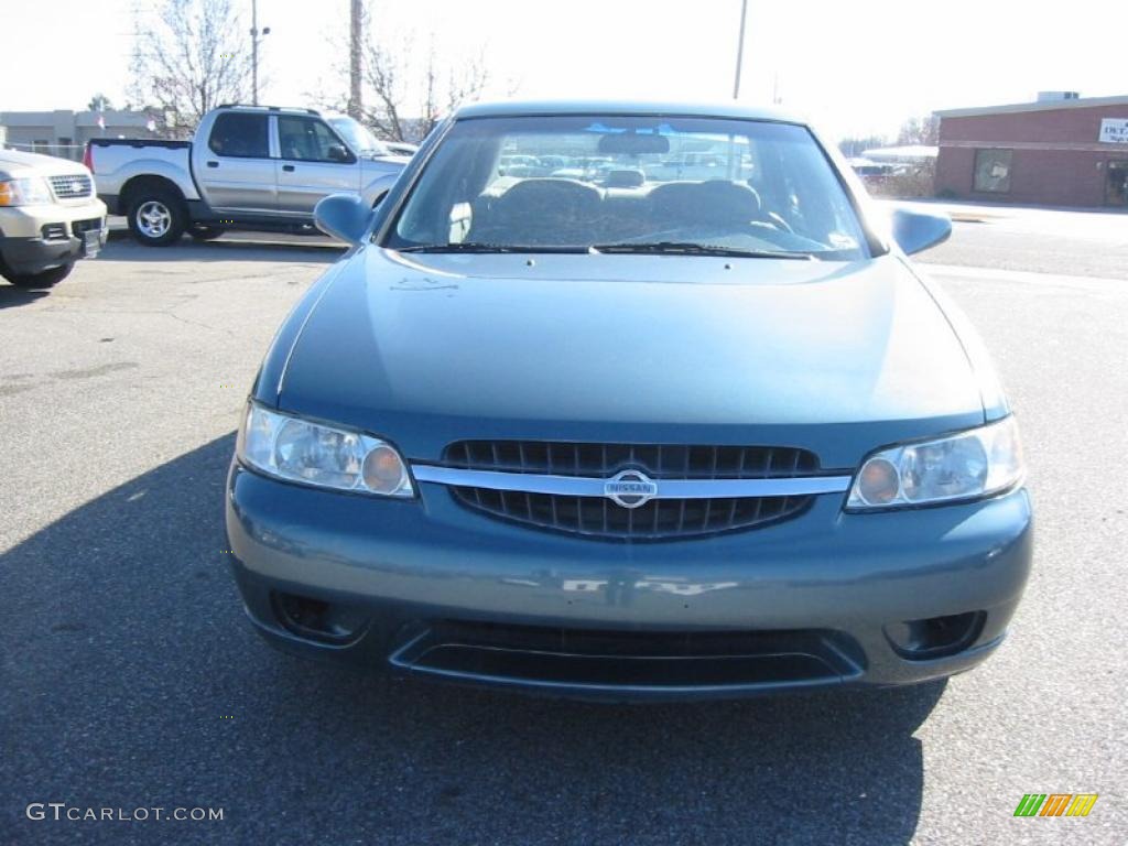 2001 Altima GXE - Green Emerald Metallic / Dusk photo #8