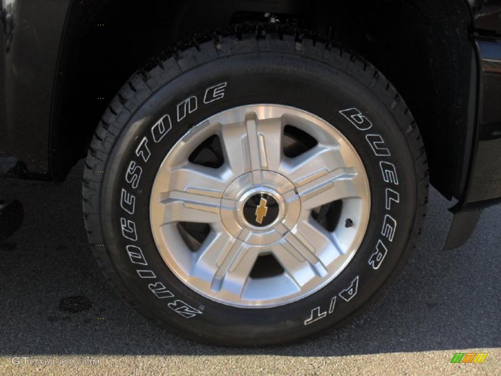 2011 Silverado 1500 LTZ Crew Cab 4x4 - Black / Light Titanium/Dark Titanium photo #26