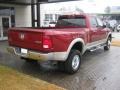 2011 Deep Cherry Red Crystal Pearl Dodge Ram 3500 HD Laramie Crew Cab 4x4 Dually  photo #4