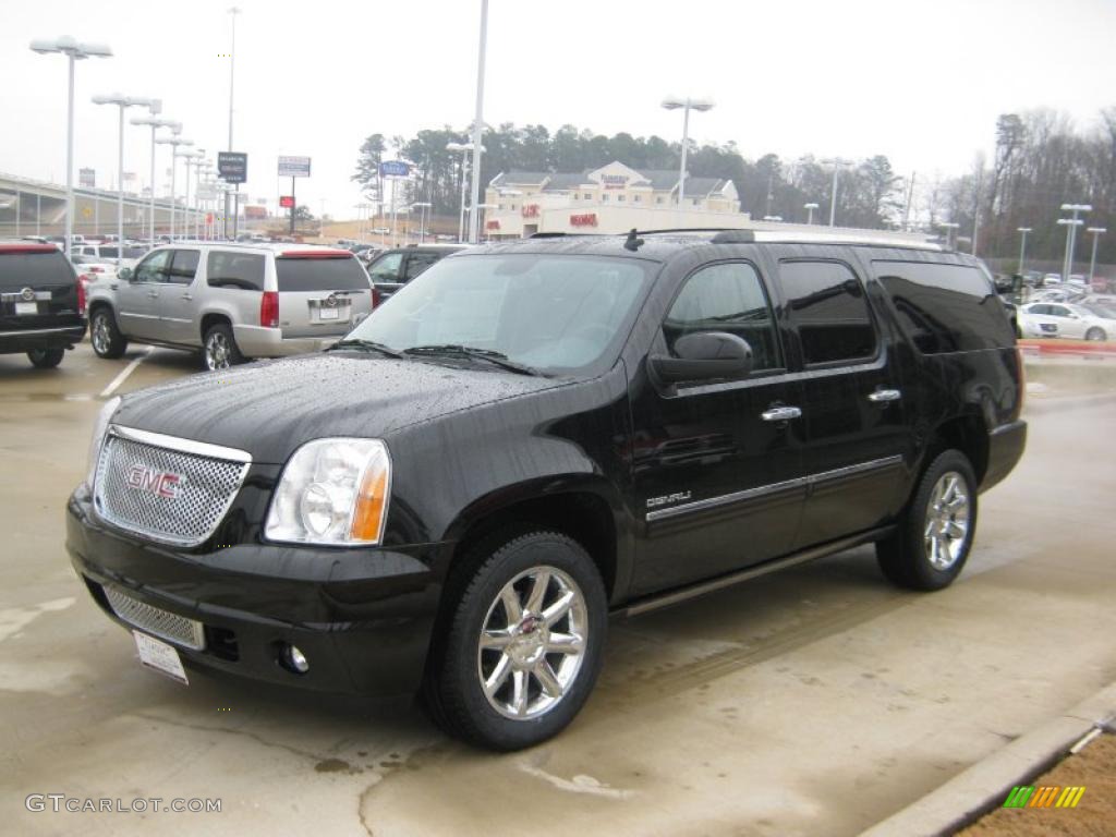 2011 Yukon XL Denali AWD - Onyx Black / Ebony photo #1