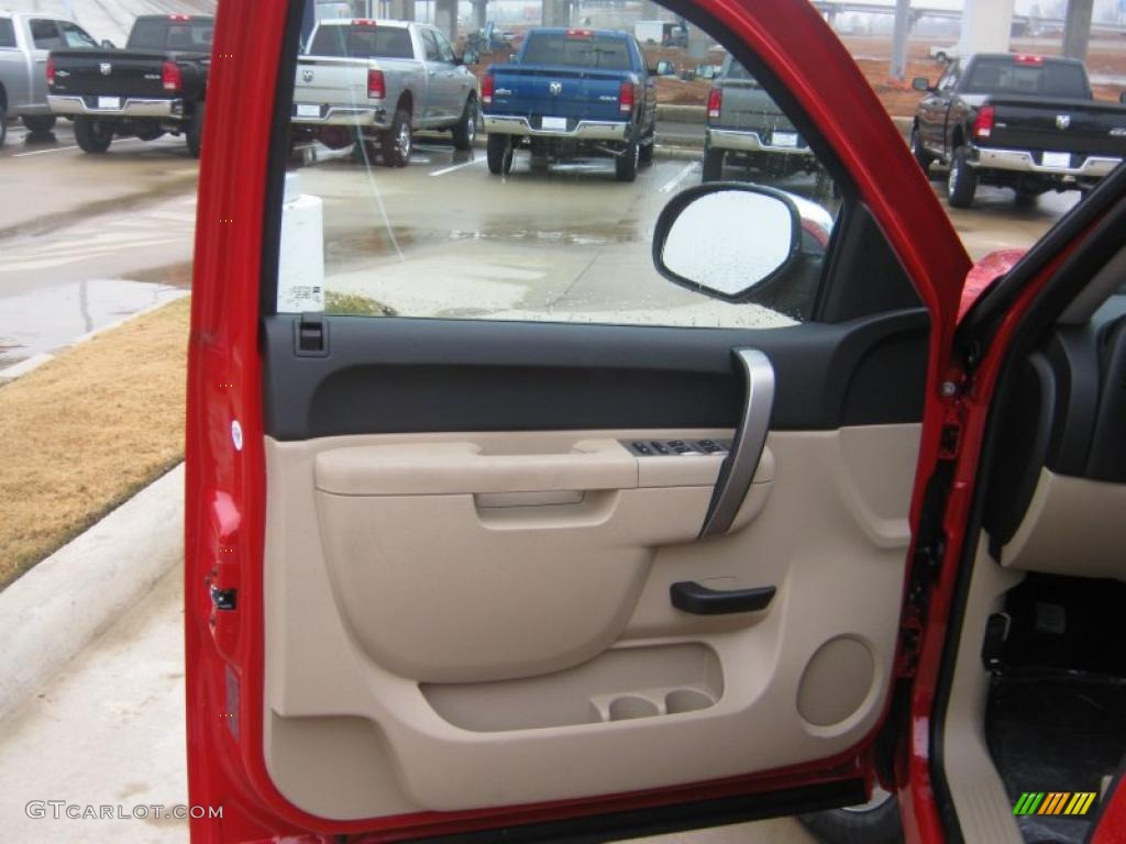 2011 Sierra 1500 Texas Edition Extended Cab - Fire Red / Ebony/Light Cashmere photo #16